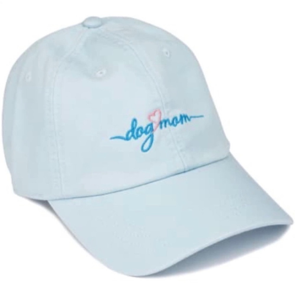 STATE of Mine Dog Mom Baby Blue Pink Cotton Twill Hat OS